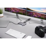 Kensington Driverfri, transportabel UH1440P USB-C 5 Gbps Dual video-dockingstation – DP/HDMI/VGA, Docking station Sølv, transportabel UH1440P USB-C 5 Gbps Dual video-dockingstation – DP/HDMI/VGA, Ledningsført, USB 3.2 Gen 1 (3.1 Gen 1) Type-C, 85 W, 3,5 mm, 10,1000,100 Mbit/s, Sølv