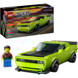 LEGO Speed Champions Dodge Challenger SRT Hellcat-sportsvogn, Bygge legetøj Byggesæt, 9 År, Plast, 390 stk, 404 g