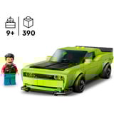 LEGO Speed Champions Dodge Challenger SRT Hellcat-sportsvogn, Bygge legetøj Byggesæt, 9 År, Plast, 390 stk, 404 g