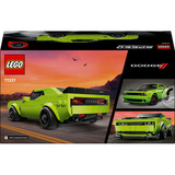 LEGO Speed Champions Dodge Challenger SRT Hellcat-sportsvogn, Bygge legetøj Byggesæt, 9 År, Plast, 390 stk, 404 g