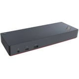 Lenovo ThinkPad Thunderbolt 3 Dock renoveret, Docking station Sort