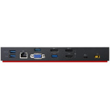 Lenovo ThinkPad Thunderbolt 3 Dock renoveret, Docking station Sort