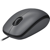 Logitech M100 mus Ambidextrous USB Type-A Optisk 1000 dpi grå, Ambidextrous, Optisk, USB Type-A, 1000 dpi, Grå