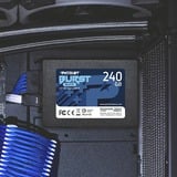 Patriot Burst Elite 2.5" 240 GB Serial ATA III, Solid state-drev Sort, 240 GB, 2.5", 450 MB/s, 6 Gbit/sek.