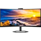 Philips 34E1C5600HE, LED-skærm Sort