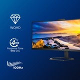 Philips 5000 series 34E1C5600HE/00 LED display 86,4 cm (34") 3440 x 1440 pixel 4K Ultra HD Sort, LED-skærm Sort, 86,4 cm (34"), 3440 x 1440 pixel, 4K Ultra HD, LED, 4 ms, Sort
