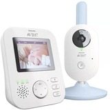 Philips Baby monitor SCD835/26 Baby videoskærm 300 m FHSS Blå, Hvid, Babyalarm Hvid, 300 m, Digital, 50 m, 300 m, FHSS, 2.4 GHz