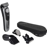 Procter & Gamble BeardTrimmer 9 BT9520 skæg trimmer Batteri 52 2 cm Våd og tør Sort, Grå Chrome/Sort, Vaskbar, Batteri, Sort, Grå