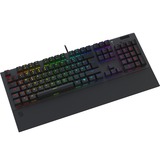 SPC Gear GK650K Omnis tastatur USB QWERTZ Tysk Sort, Gaming-tastatur Sort, DE-layout, Kailh RGB Rød, Full-size (100%), USB, Mekanisk, QWERTZ, RGB LED, Sort