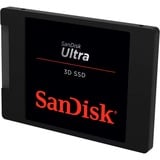 SanDisk Ultra 3D 500 GB, Solid state-drev Sort