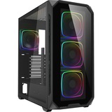 Sharkoon AK5G RGB , Towerkabinet Sort