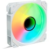 Sharkoon SHARK Mirror RGB PWM, Sag fan Hvid