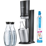 SodaStream Crystal 2.0 Sølv, Titanium, Skypumpe Titanium, Sølv, Titanium, 0,6 L, 60 L, 160 mm, 260 mm, 550 mm