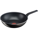 Tefal Easy Cook & Clean B5551933 stegepande Wok/Stirfry pande Rund Sort, Rund, Wok/Stirfry pande, Sort, Titanium, Aluminium, Thermo-Spot