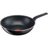 Tefal Easy Cook & Clean B55519 Wok/Stirfry pande Rund, Stegepande Sort, Rund, Wok/Stirfry pande, Sort, Titanium, Aluminium, Thermo-Spot