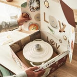 Tefal Serveringspande LOV støbejern Ø 28cm, Stegepande Beige