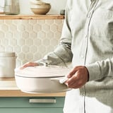 Tefal Serveringspande LOV støbejern Ø 28cm, Stegepande Beige