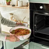 Tefal Serveringspande LOV støbejern Ø 28cm, Stegepande Beige