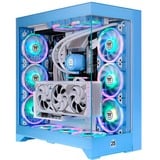 Thermaltake CA-1Y3-00MFWN-01, Towerkabinet Lyseblå