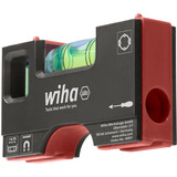 Wiha Mini-vaterpas Pocket 8 cm grå/Rød