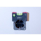 Wiha Mini-vaterpas Pocket 8 cm grå/Rød