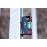 Wiha Mini-vaterpas Pocket 8 cm grå/Rød