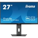 iiyama ProLite XUB2797HSU-B2 computerskærm 68,6 cm (27") 1920 x 1080 pixel Fuld HD LED Sort, LED-skærm Sort (mat), 68,6 cm (27"), 1920 x 1080 pixel, Fuld HD, LED, 1 ms, Sort