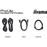 iiyama XUB2797HSU-B2, LED-skærm Sort (mat)