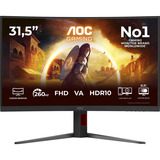AOC C32G4Z, Gaming Skærm Sort