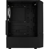 Aerocool Quantum Mesh Midi Tower Sort, Towerkabinet Sort/grå, Midi Tower, PC, Sort, ATX, micro ATX, Mini-ITX, Acrylonitrilbutadienstyren, SPCC, Stål, Spil