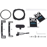 Alphacool Core 200 Aurora Udjævningsbeholder D5/VPP Acetal/Akryl, Ekspansion tank Sort