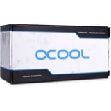 Alphacool Core 200 Aurora Udjævningsbeholder D5/VPP Acetal/Akryl, Ekspansion tank Sort