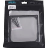 Alphacool Kappe & afkobling 120mm (7mm tyk), Monteringsrammen Sort