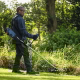 Bosch 06008D1200, Græs trimmer Blå/Sort