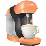 Bosch Tassimo Style TAS1106 kaffemaskine Fuld-auto Kapsel kaffemaskine 0,7 L, Kapsel maskine Fersken, Kapsel kaffemaskine, 0,7 L, Kaffekapsel, 1400 W, Orange