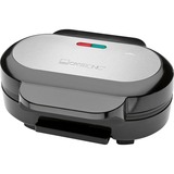 Clatronic Kontaktgrill rustfrit stål/Sort