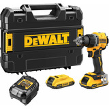DEWALT Batteridrevet bore-/skruemaskine DCD794D2T, 18 volt, Bore-/ skruemaskine Gul/Sort
