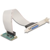 DeLOCK Delock Mini PCIe I/O PCIe fuld størrelse 1 x parallel, Interface card 