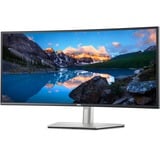 Dell UltraSharp U3423WE computerskærm 86,7 cm (34.1") 3440 x 1440 pixel UltraWide Quad HD LCD Sølv, LED-skærm Sølv/Sort, 86,7 cm (34.1"), 3440 x 1440 pixel, UltraWide Quad HD, LCD, 8 ms, Sølv