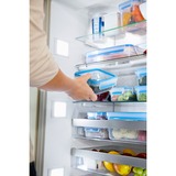 Emsa 508535 enhed til madopbevaring Firkant Container 0,2 L Transparent 1 stk, Boks gennemsigtig/Blå, Container, Firkant, 0,2 L, Transparent, Polypropylen (PP), Termoplastisk elastomer (TPE), Frugter