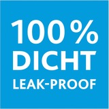 Emsa 508535 enhed til madopbevaring Firkant Container 0,2 L Transparent 1 stk, Boks gennemsigtig/Blå, Container, Firkant, 0,2 L, Transparent, Polypropylen (PP), Termoplastisk elastomer (TPE), Frugter