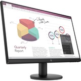 HP P24v G4 60,5 cm (23.8") 1920 x 1080 pixel Fuld HD Sort, LED-skærm Sort, 60,5 cm (23.8"), 1920 x 1080 pixel, Fuld HD, 5 ms, Sort
