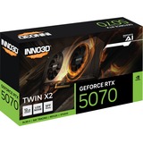 INNO3D GeForce RTX 5070 TWIN X2, Grafikkort 