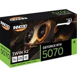 INNO3D GeForce RTX 5070 TWIN X2, Grafikkort 