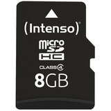 Intenso 3403460 hukommelseskort 8 GB SDHC Klasse 4 8 GB, SDHC, Klasse 4, 20 MB/s, 5 MB/s, Stødresistent, Temperaturbestandigt, Røntgenbestandig