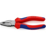 KNIPEX 03 02 160 Lineman's tænger tang, Kombination tænger Blå, Lineman's tænger, Stål, Plastik, Blå/rød, 16 cm, 223 g