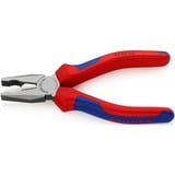 KNIPEX 03 02 160 Lineman's tænger tang, Kombination tænger Blå, Lineman's tænger, Stål, Plastik, Blå/rød, 16 cm, 223 g