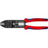 KNIPEX 97 21 215 tang Krympeværktøj, Crimpning værktøj Rød/Blå, Krympeværktøj, Stål, Plast, Blå/rød, 23 cm, 224 g