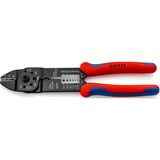 KNIPEX 97 21 215 tang Krympeværktøj, Crimpning værktøj Rød/Blå, Krympeværktøj, Stål, Plast, Blå/rød, 23 cm, 224 g