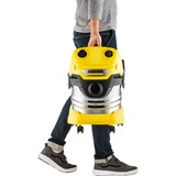 Kärcher WD 4 SV-20, Våd / tør støvsuger Gul/rustfrit stål